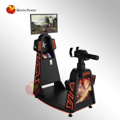 Virtual Reality arcade game machine vr simulator movie power Playground indoor Multiplayer 9d vr Gatling Shooting for games park