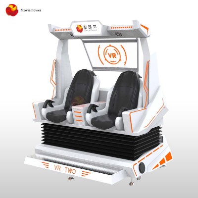 New Invest Indoor Amusement Park 9d Motion Rider 360 Virtual Reality Roller Coaster Game 9d Egg VR Cinema 2 Seats Simulator