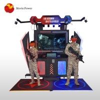 Hot Sales Interactive 2 players 9D VR Game Machine Virtual Reality Arena VR Simulator Shooting Game Machine with Coin Operated