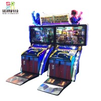 Super firing shooting arcade game machine for 2 players